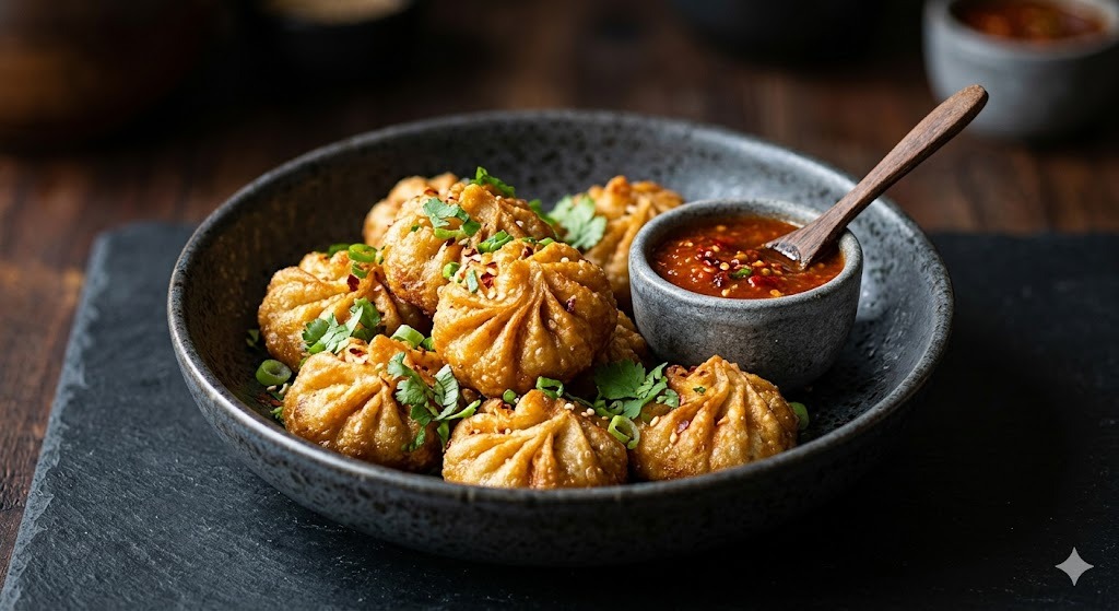 Fried Momo 8 Pcs